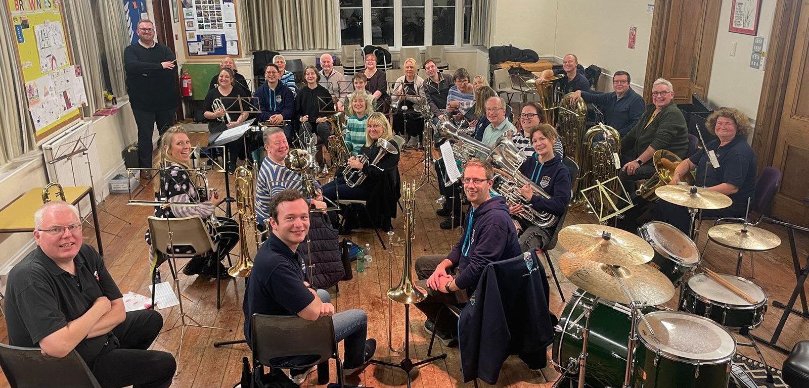 Bratton Silver Ban in rehearsal