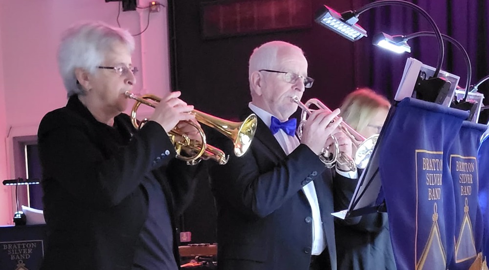Two cornet players - sponsorship
